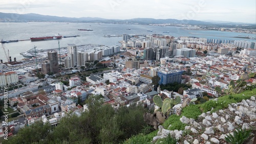 beautiful view from the top of Gibraltar rock