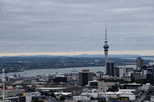 Auckland,New Zealand  -April 29,2016: Auckland View from Mt Victoria Devonport Auckland New Zealand