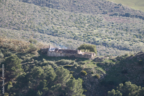 beautiful rocky region around el Chorro in Andalusia