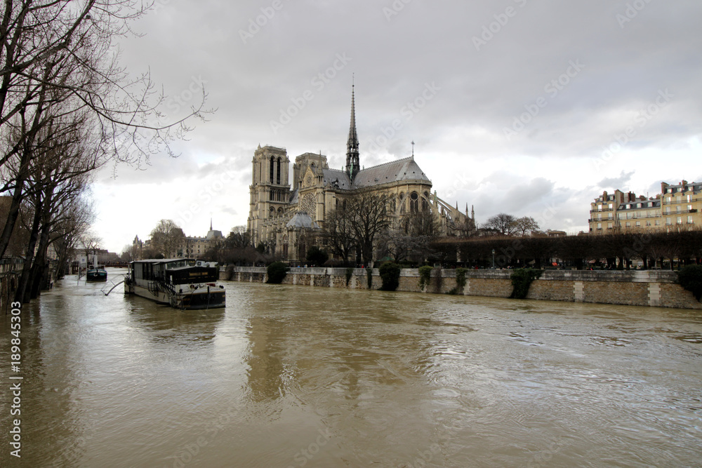 Paris - La Seine en crue