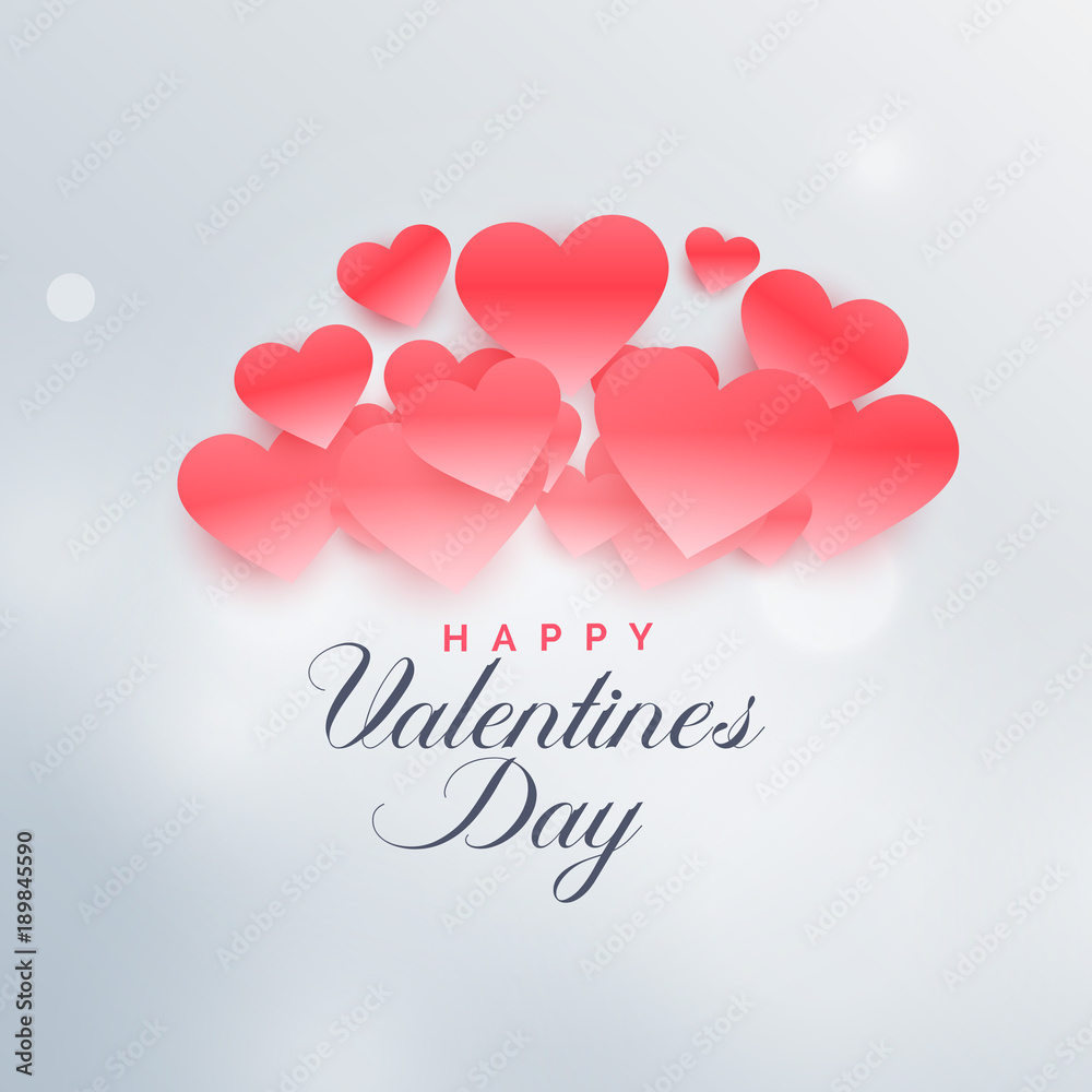 beautiful illustration of love valentine's day