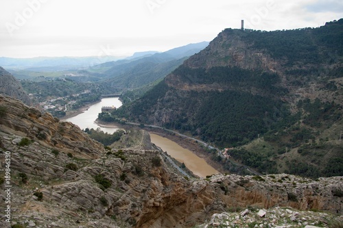 beautiful rocky region around el Chorro in Andalusia