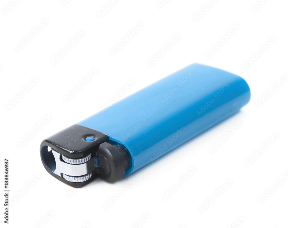 Plastic lighter isolated Plastic lighter isolated