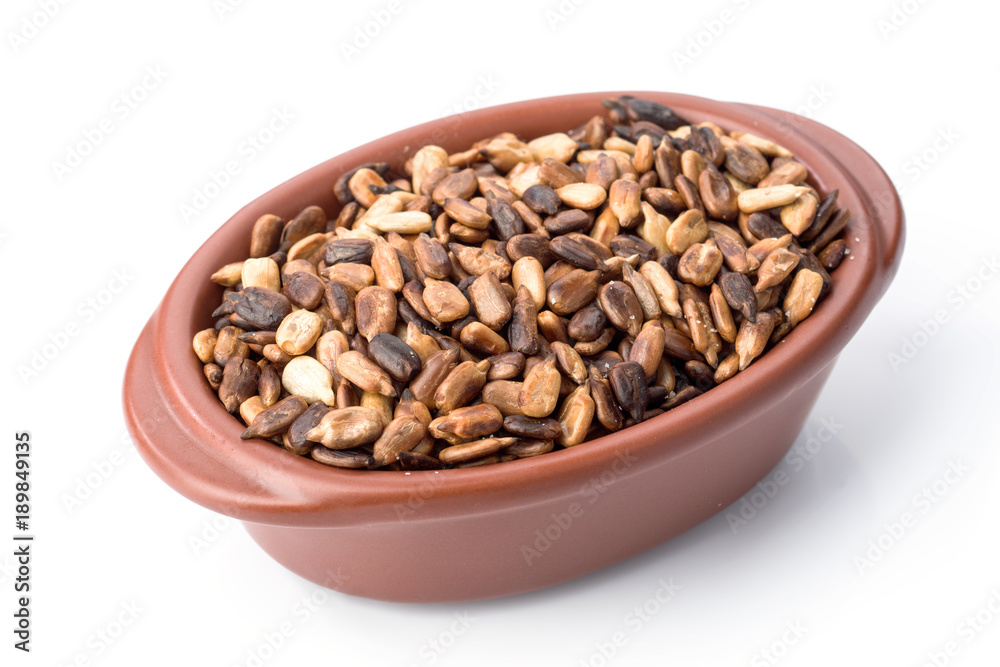 sunflower seeds toasted in clay pot