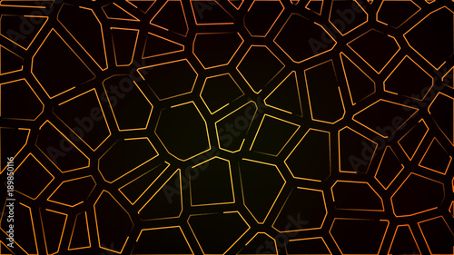 abstract neon background orange gold