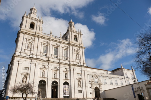 Sao vicente cathedral in lissabon
