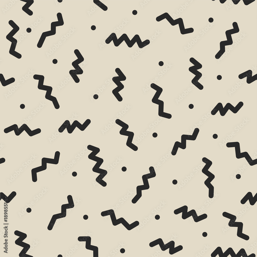 Memphis seamless patterns Memphis seamless patterns