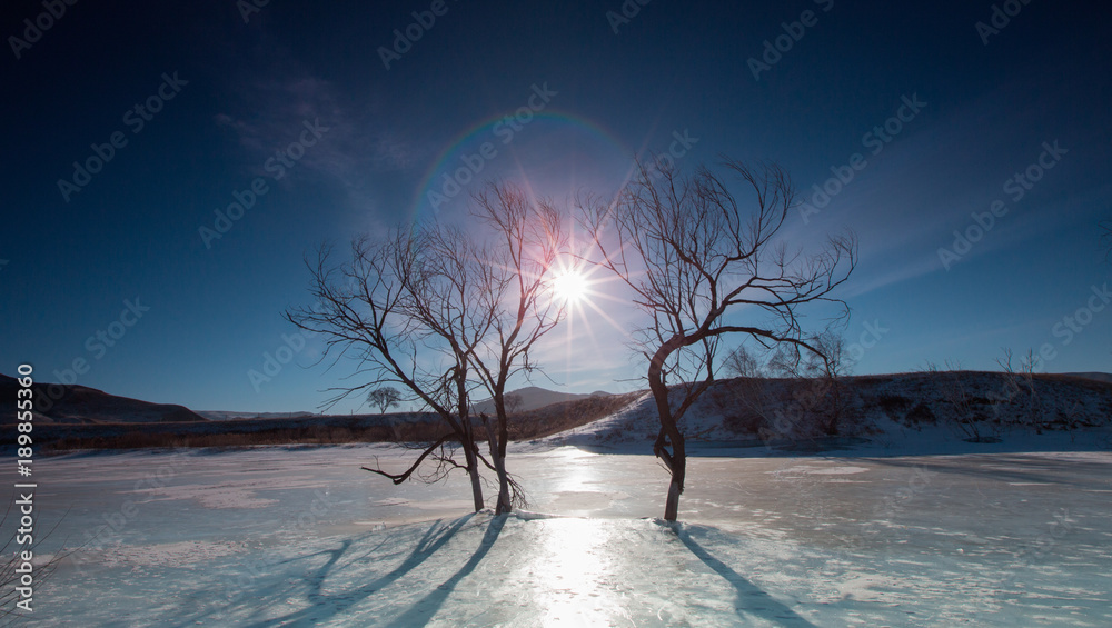 The image of Bashang in Hebei, China The image of Bashang in Hebei, China