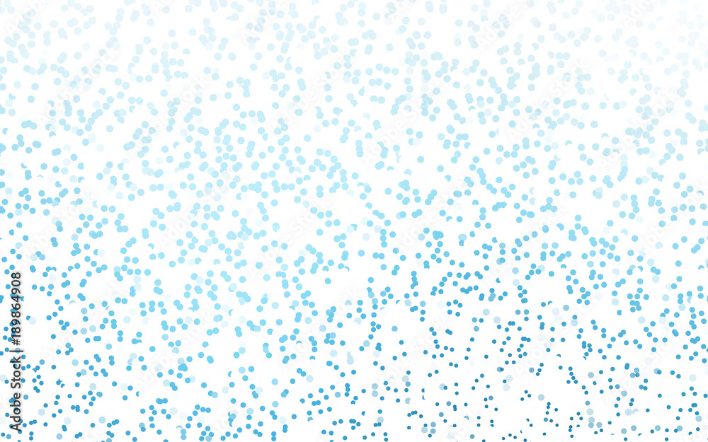 Light BLUE vector abstract pattern with circles.