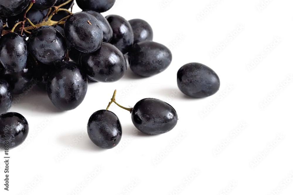 Bunch of grapes on white background, isolated Bunch of grapes on white background, isolated
