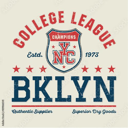 New York City College League - Tee Design For Print 