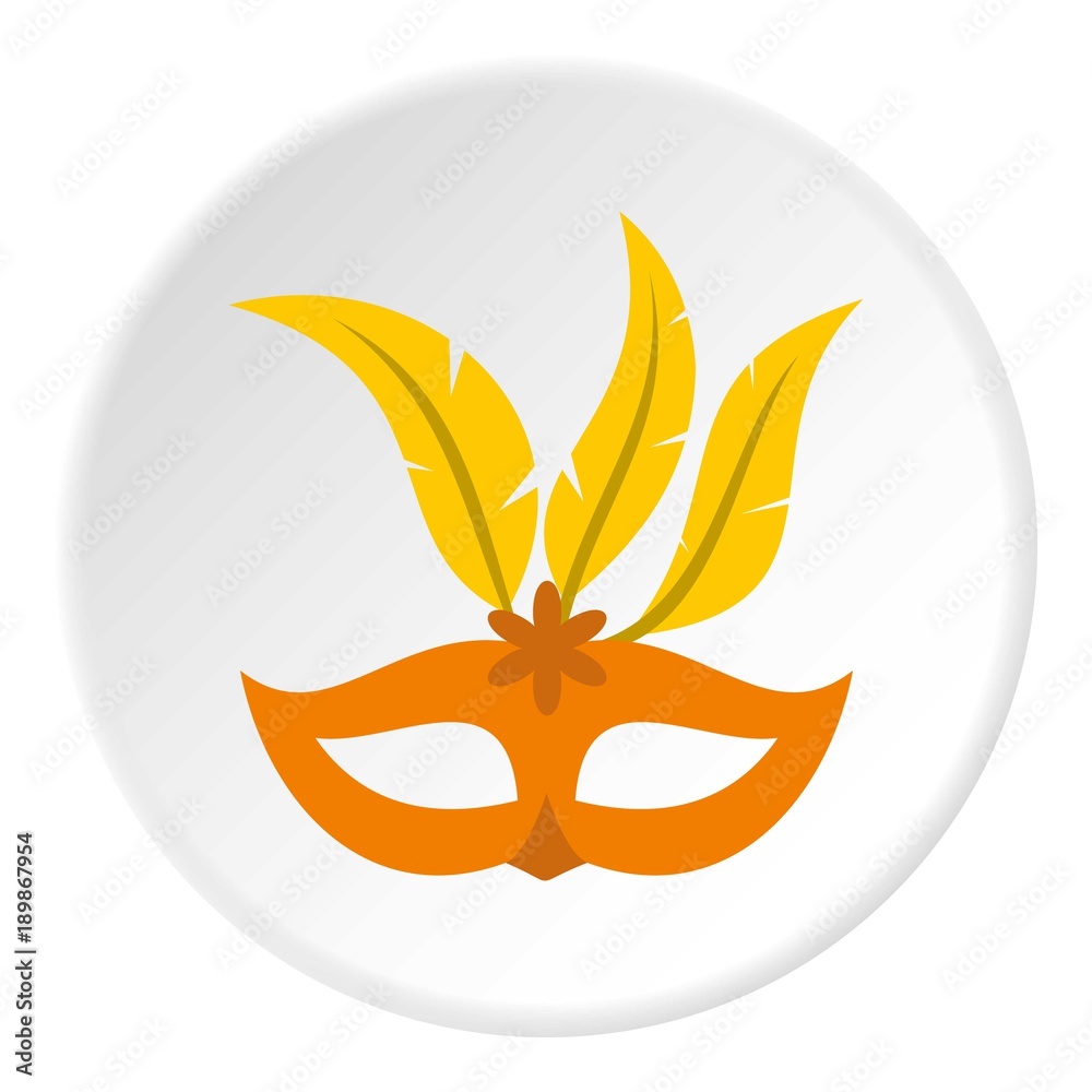 Obraz premium Mask icon circle