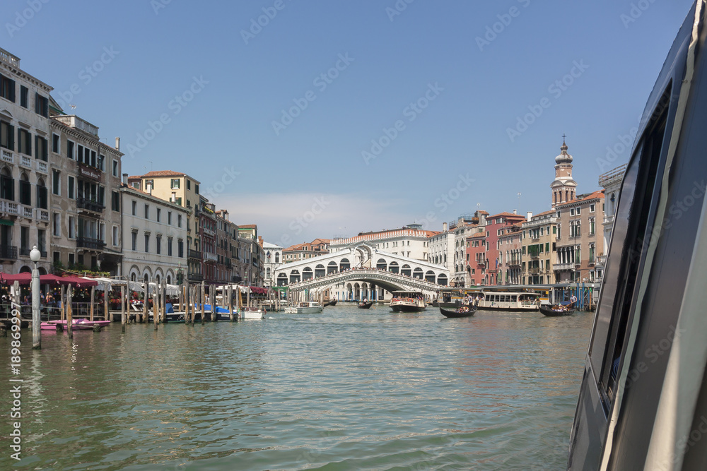 Panoramic view of Venice Italy Europe