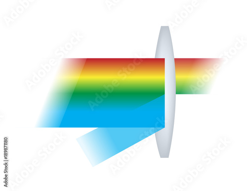 blue ray light filter lens vector
