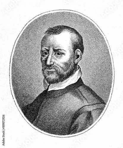 Giovanni Pierluigi da Palestrina, Italian Renaissance composer (from Spamers Illustrierte  Weltgeschichte, 1894, 5[1], 446) photo