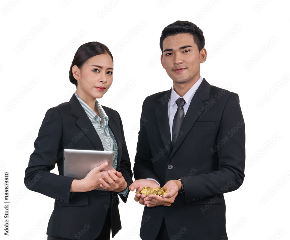 Portrait of asian business people