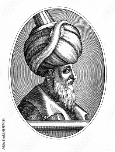 Photo Suleiman the Magnificent, sultan of the Ottoman Empire (from Spamers Illustri