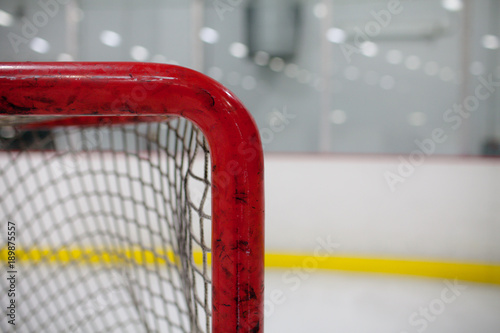 Hockey Goal Closeup