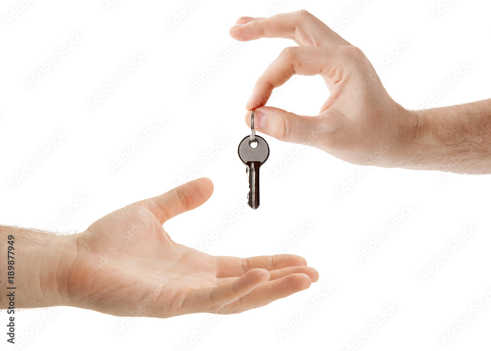 hands over the keys to the apartment from hand to hand hands over the keys to the apartment from hand to hand