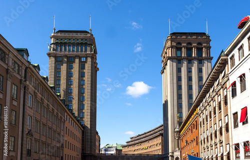 view of old town street in Stockholm