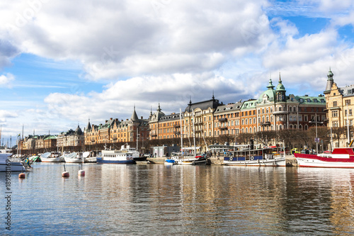 Aerial panorama of Stockholm, Sweden