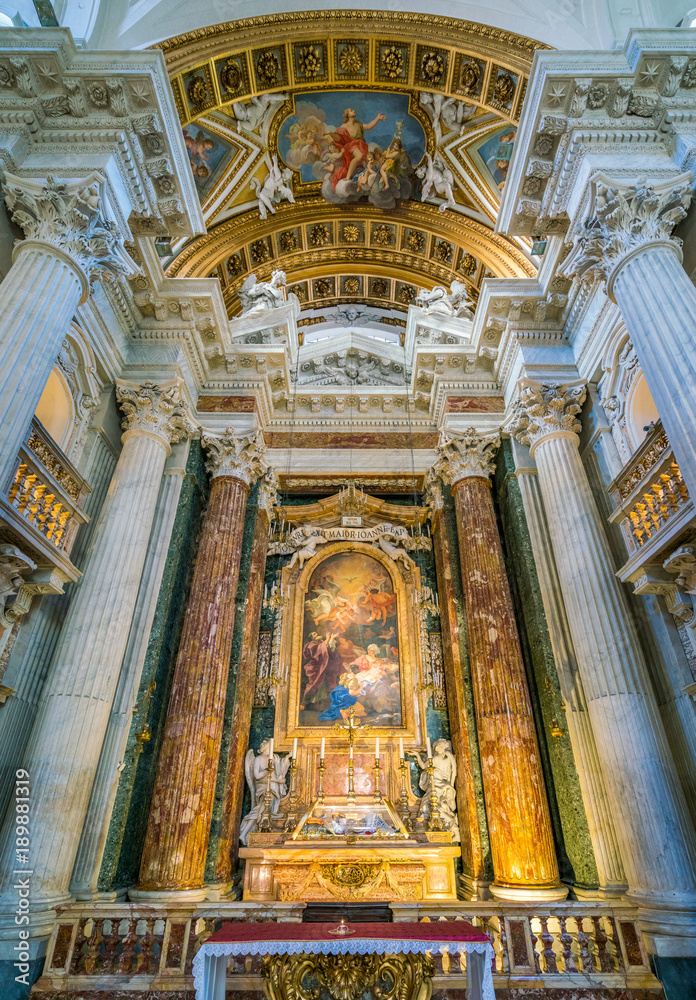 Church of Santa Maria in Portico in Campitelli in Rome, Italy.