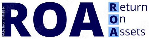 ROA, return on assets, acronym, financial analysis
