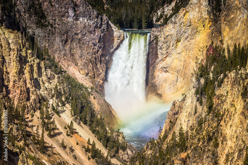 Rainbow waterfall