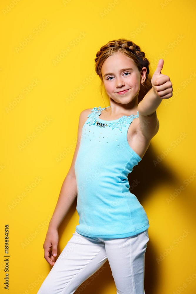 cheerful child girl cheerful child girl