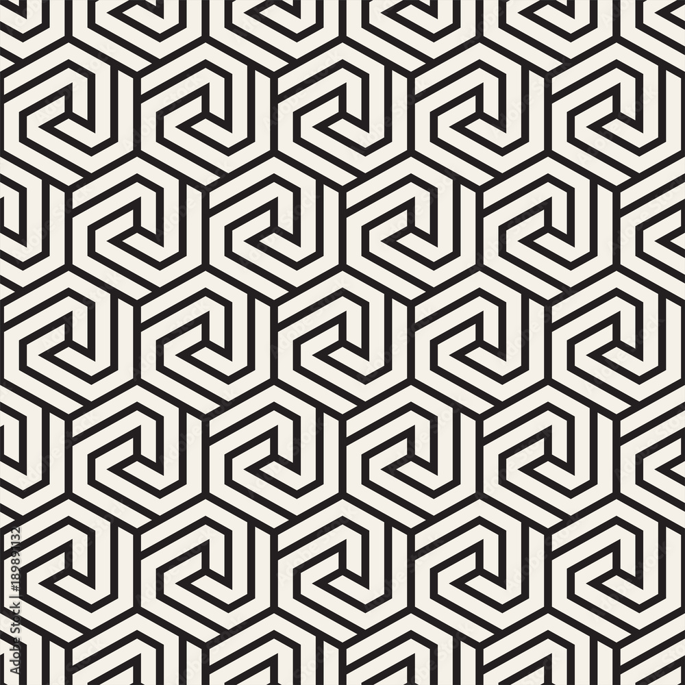 Vector seamless stripes pattern. Modern stylish texture with monochrome trellis. Repeating geometric hexagonal grid. Simple lattice design. Vector seamless stripes pattern. Modern stylish texture with monochrome trellis. Repeating geometric hexagonal grid. Simple lattice design.