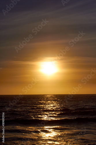 Sunset over Malibu