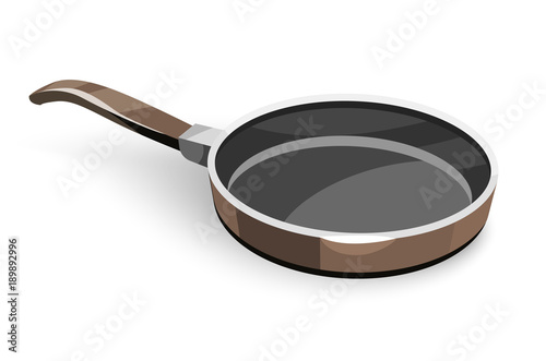 Frying pan for pancakes or eggs fry-up and cooking food.