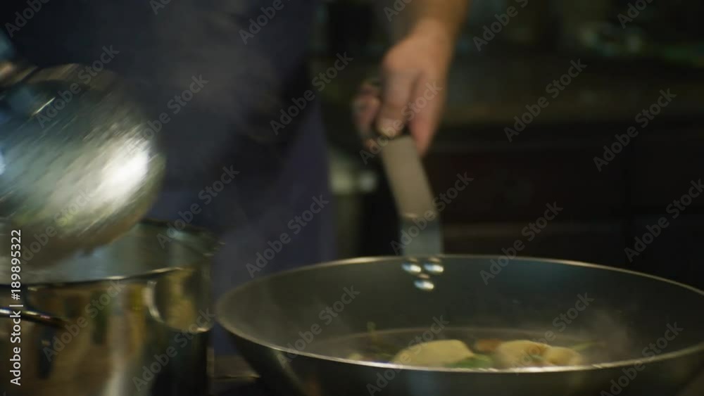 Making fresh pasta with sauce Making fresh pasta with sauce