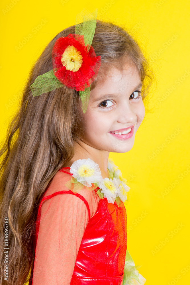 Beautiful little happy girl Beautiful little happy girl