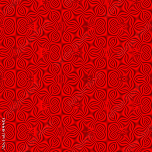 Seamless red floral wallpaper, red flowers seamless retro vintage rose background