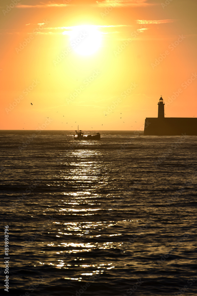 Sunset lighthouse