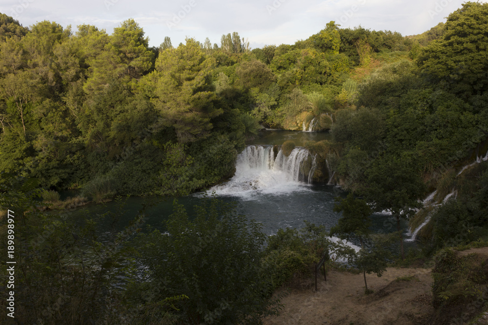 Krka national park in Croatia, immersed through nature Krka national park in Croatia, immersed through nature