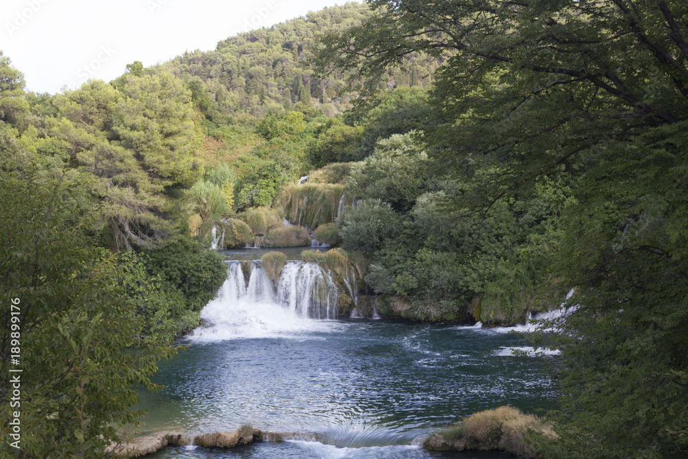 Krka national park in Croatia, immersed through nature