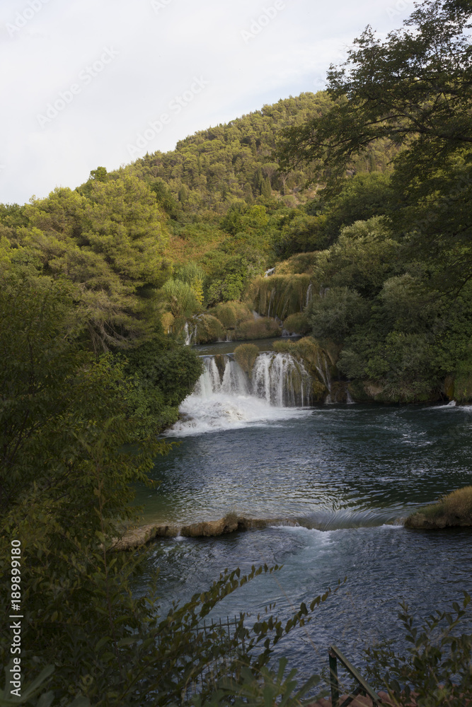 Krka national park in Croatia, immersed through nature Krka national park in Croatia, immersed through nature