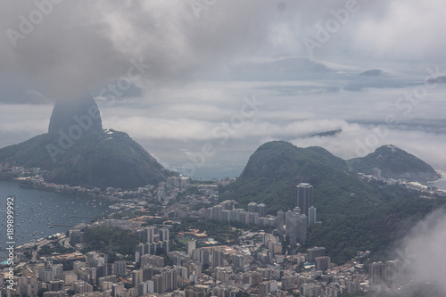 Scenic view of Rio De Janeiro from the Corcovado Mountain
