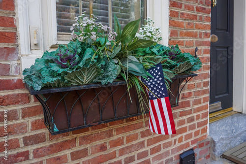 window box in streets in philadephia