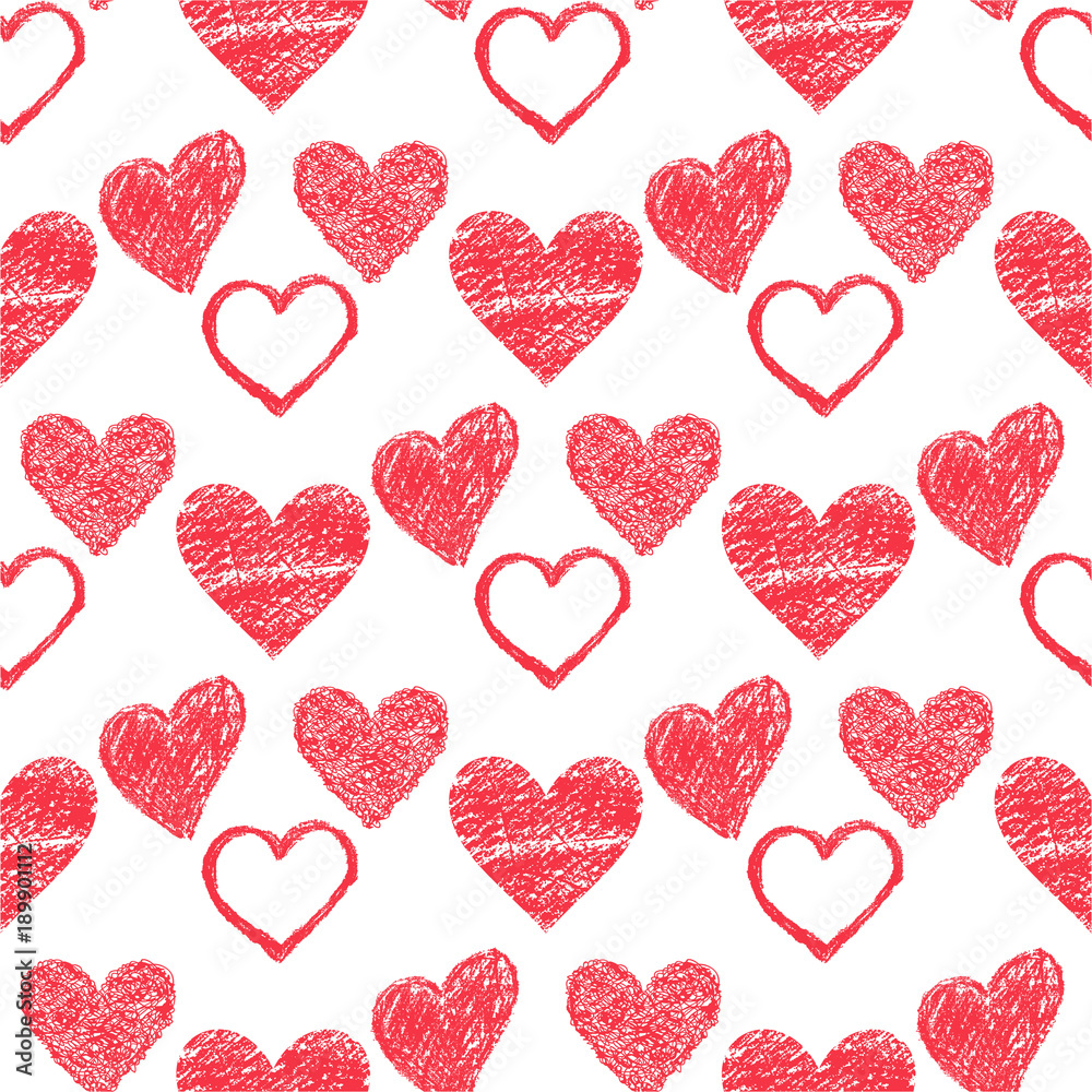 Simple red heart sharp vector seamless pattern background pink color card beautiful celebrate bright red heart emoticon holiday art decoration. Simple red heart sharp vector seamless pattern background pink color card beautiful celebrate bright red heart emoticon holiday art decoration.