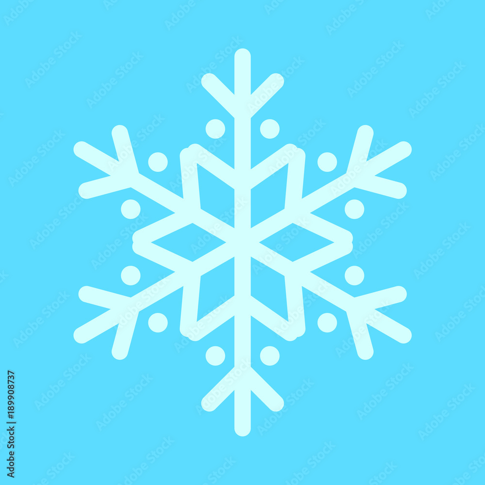 Snowflake Rounded Symbol Vector Illustration Snowflake Rounded Symbol Vector Illustration