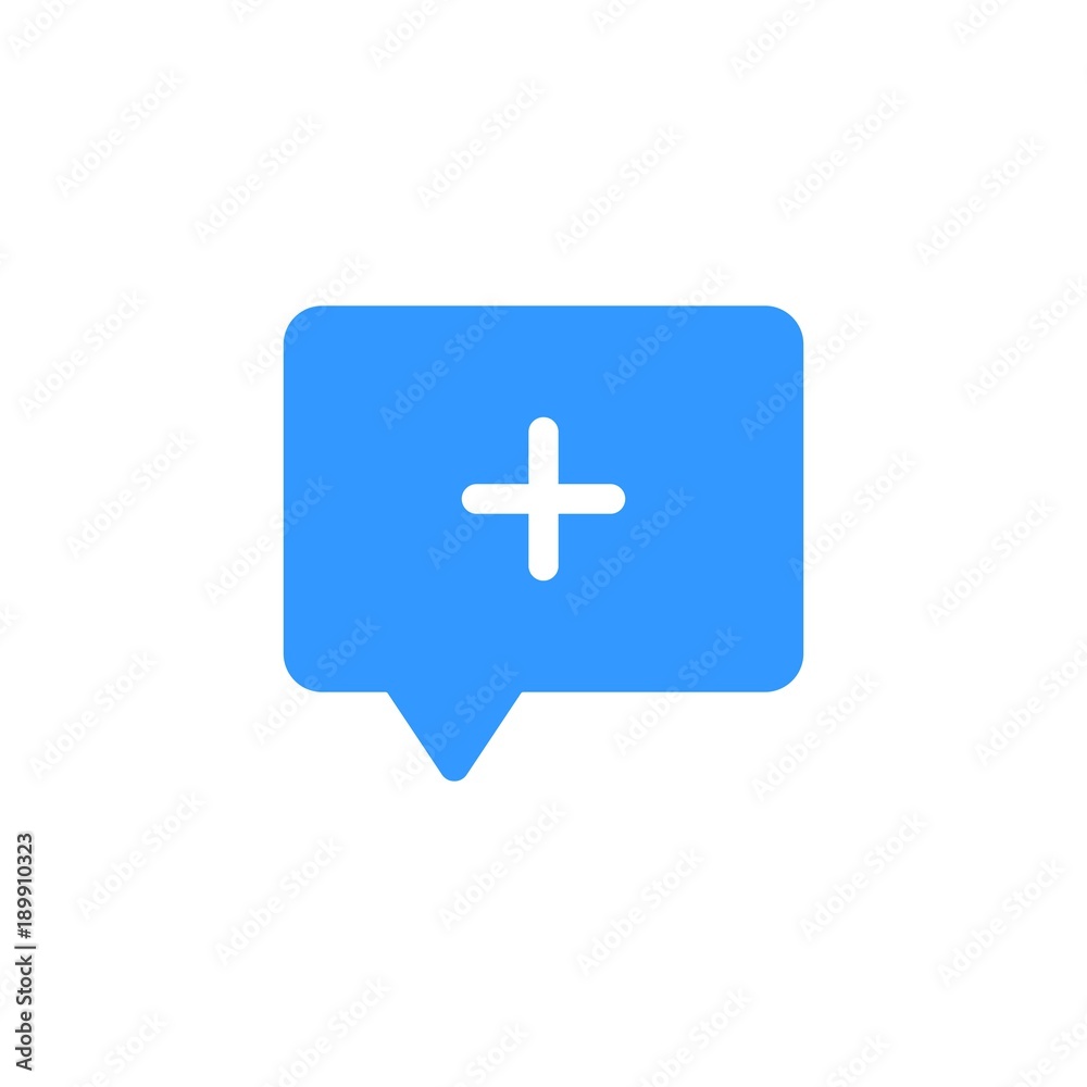 Obraz premium Message 01 Flat - New Message Icon