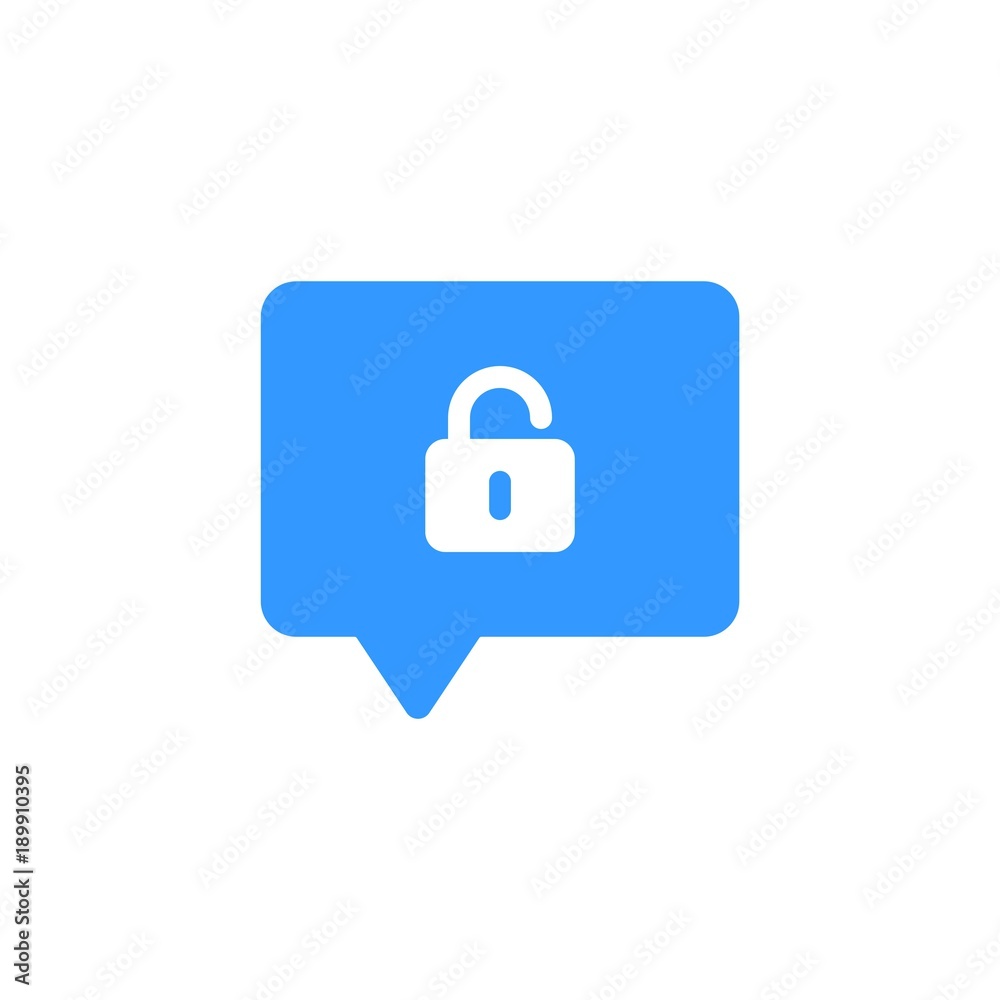 Message 01 Flat - Unencrypted Message Icon Message 01 Flat - Unencrypted Message Icon