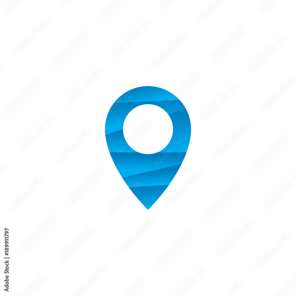 Pin map location icon vector design Pin map location icon vector design