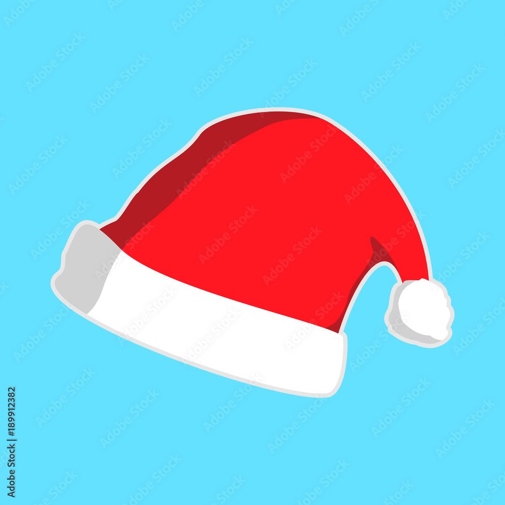 Christmas Hat Vector Illustration Christmas Hat Vector Illustration
