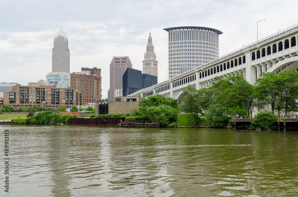City of Cleveland Daytime - West bank of the Flats City of Cleveland Daytime - West bank of the Flats