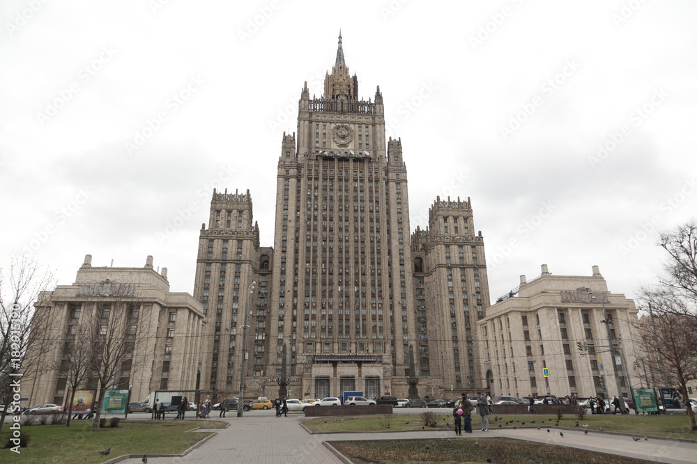 Ministry of Foreign Affairs building,Moscow,Russia.