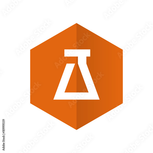 Hexagon Lab Icon, Logo Element